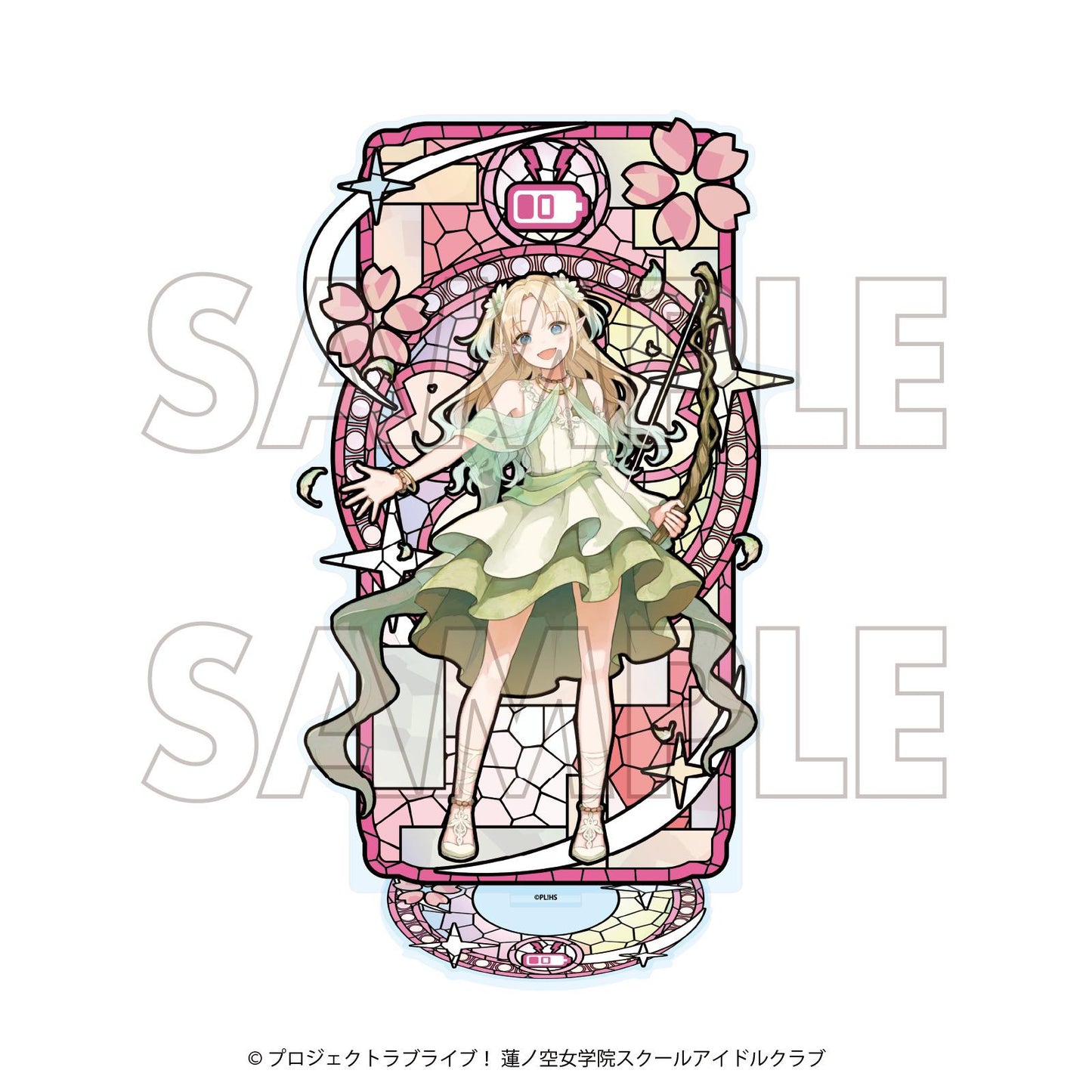 ラブライブ!蓮ノ空女學院スクールアイドルクラブ×石川県コラボ(LoveLive! 蓮之空女學院學園偶像俱樂部×石川縣合作) 第四彈 大沢瑠璃乃 彩繪玻璃亞克力立牌