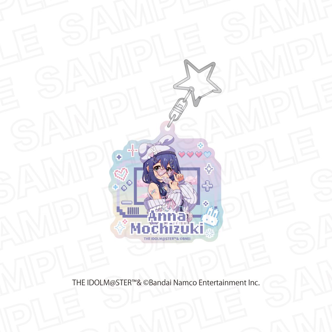 アイドルマスター シンデレラガールズ(偶像大師 灰姑娘女孩)× アイドルマスター ミリオンライブ!(偶像大師 百萬人演唱會!) 望月杏奈 極光亞克力鑰匙扣