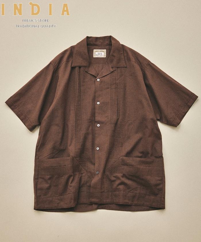 印度製造 寬鬆版 古巴短袖襯衫(新色)