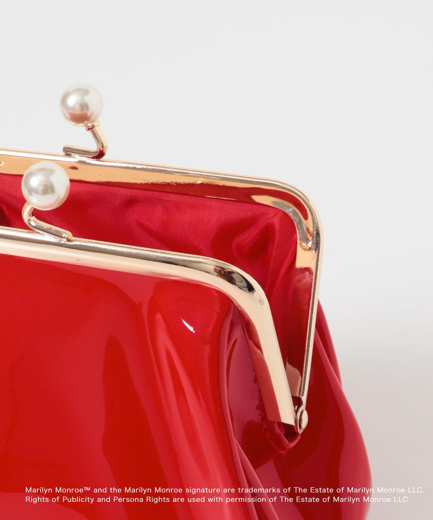 聯名款 MARILYNMONROE×SENSE OF PLACE 漆皮化妝包