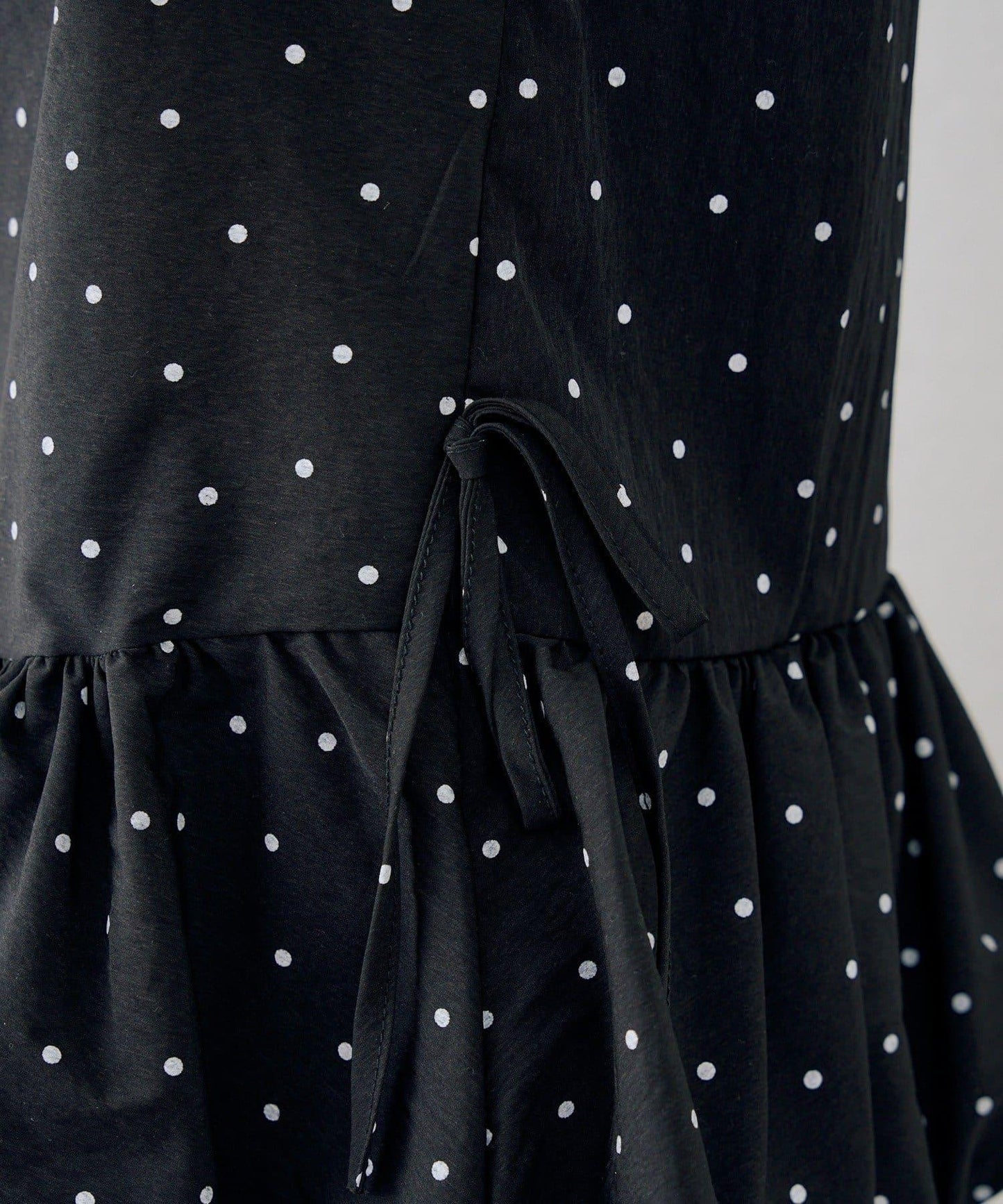 continuer 拼接設計 附髮圈 長款上衣