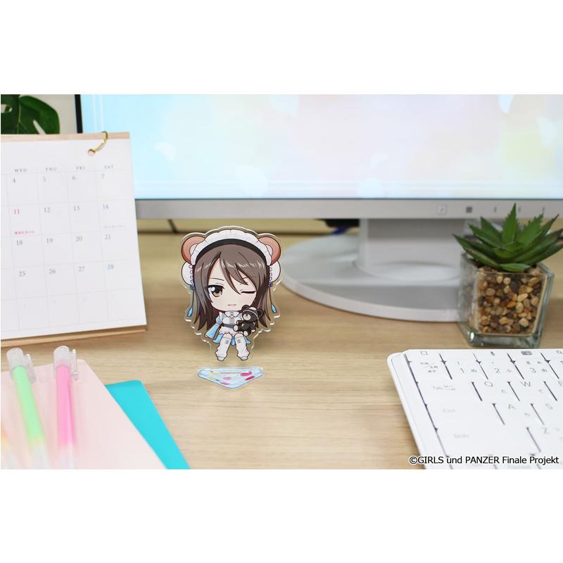 《少女與戰車》 Puchichoko系列 ミカ 亞克力立牌 運動外套女僕ver.
