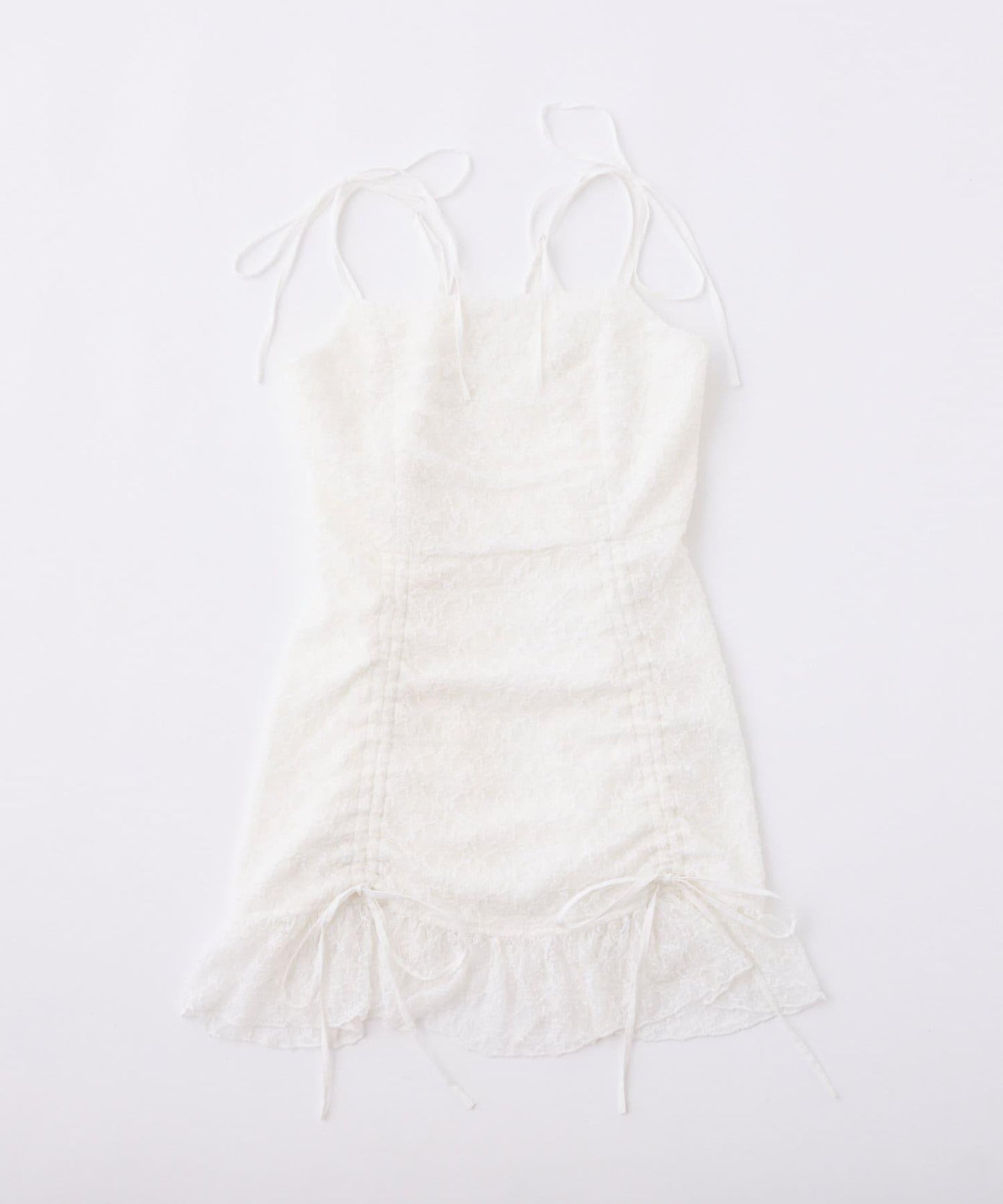 one after another 抽繩設計 長款上衣