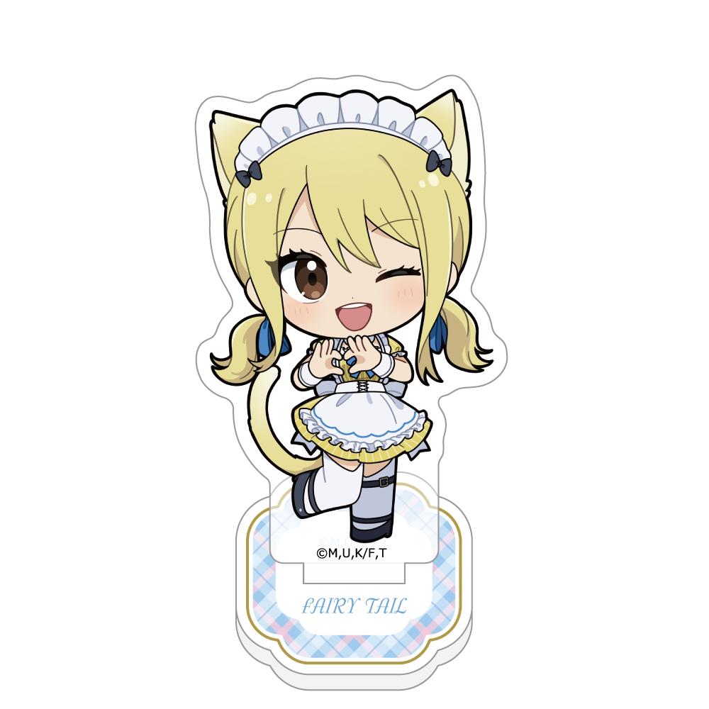 《F《AIR》Y TAIL》 100年クエスト(妖精的尾巴 百年任務) ルーシィ 亞克力立牌 貓耳女僕服款