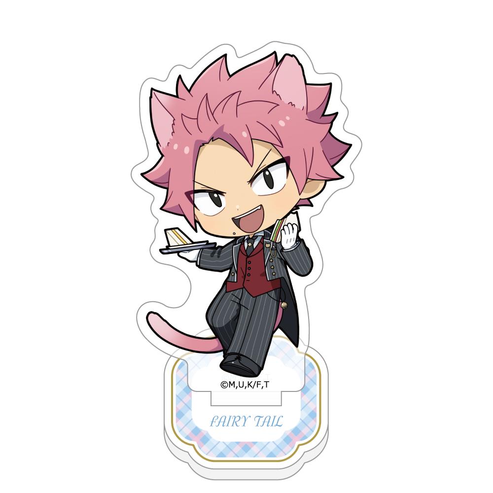 《F《AIR》Y TAIL》 100年クエスト(妖精的尾巴100年任務) ナツ 亞克力立牌 貓耳給仕服款