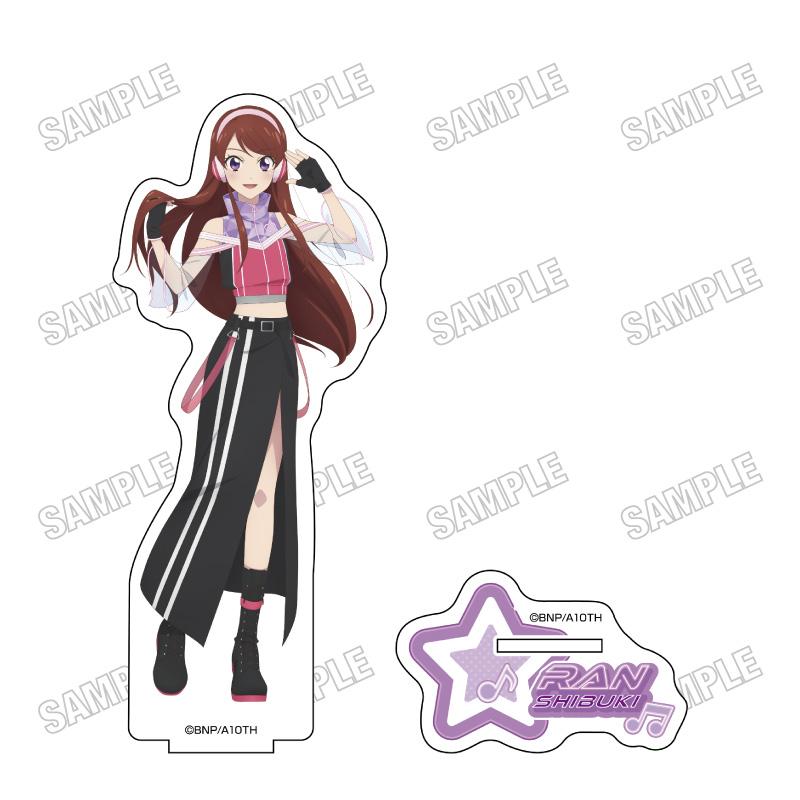 アイカツ! 10th STORY ~未來へのSTARWAY~(偶像活動) 3款 紫吹蘭 大號亞克力立牌 サイバーミュージックver.