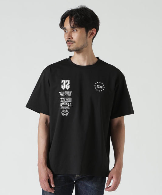 SY32 by SWEET YEARS MULTI LOGO TEE T恤