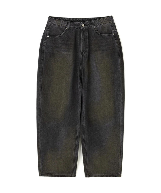 MUD WASHED REGULAR FIT DENIM PANTS 牛仔褲