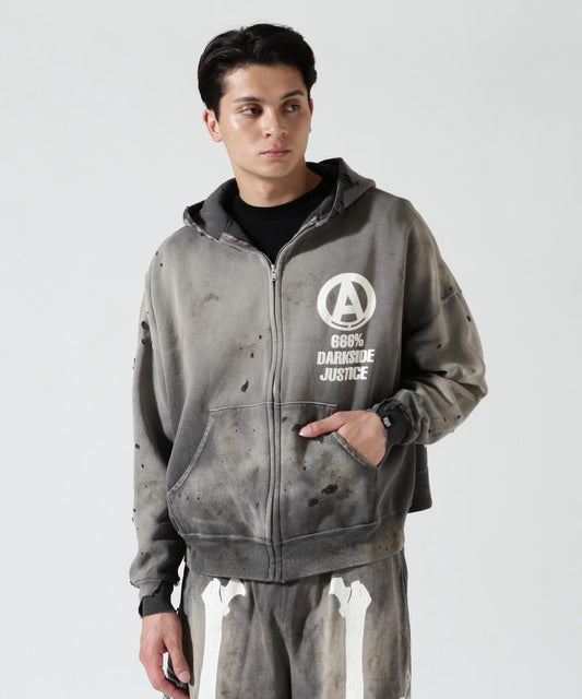 BH_ZIP HOODIE SNT HUNTER 拉鍊連帽衛衣 CHA