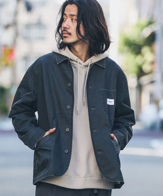 BAEXFATE×Sonny Label 特製斑染撞色工裝連身褲