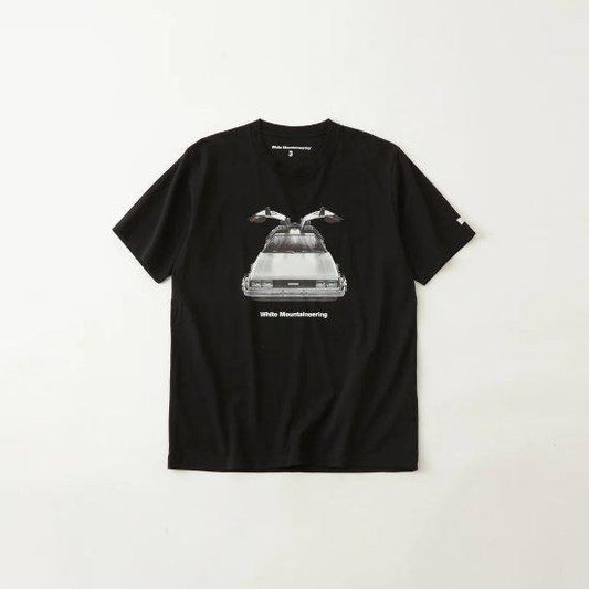 white mountaineering 【ホワイトマウンテンニアリング】 DELOREAN T-SHIRT BLACK (WM2471523) (WM2471523)
