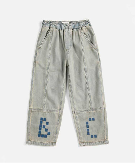 Square BC denim 布帛面料 兒童長褲