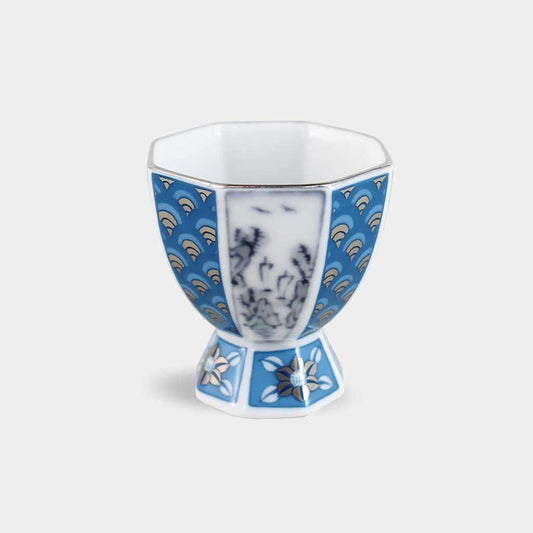 古伊萬里燒 林九郎窯 朧 杯 ai款