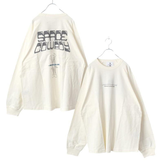 Jamiroquai 嘉米洛奎 拉格朗長袖T恤 OFF WHITE (CT7212WH)