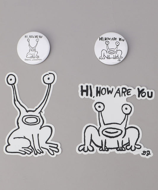 DANIEL JOHNSTON STICKER & BATCH