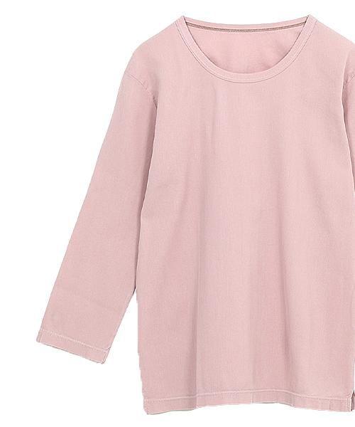 レディース 七分袖 Tシャツ 撫子色 | なでしこいろ / Mサイズなし