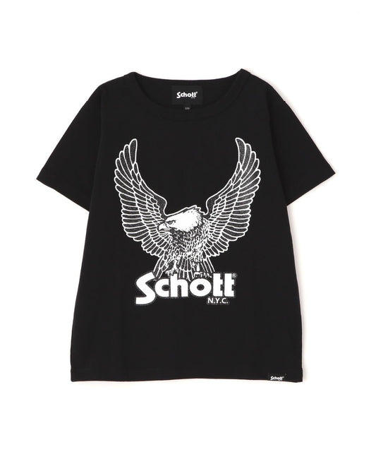 KID'S GLITTER EAGLE T-SHIRT 亮片鷹圖案T恤
