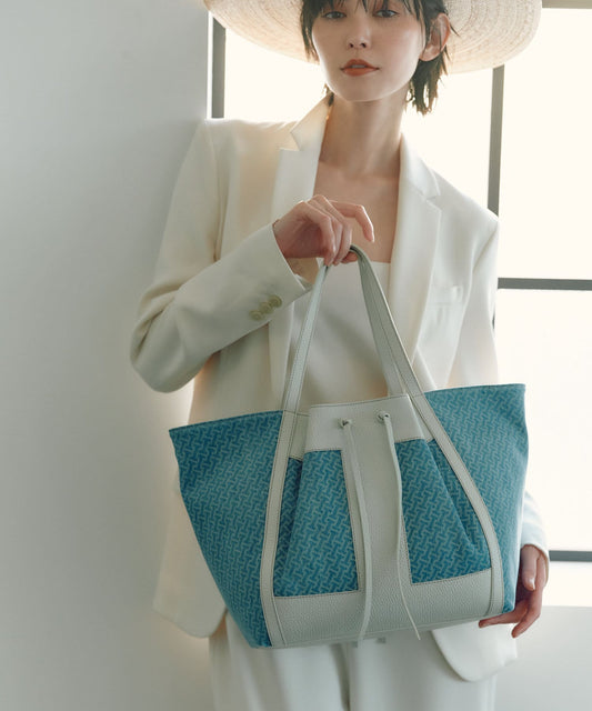テーラ TOTE MONOGRAMMA JEANS -> 泰拉 帆布TOTE MONOGRAMMA 牛仔褲