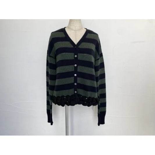 RUMCHE 【ラム・シェ】Bond Yarn Cardigan khaki (R24A10702) (R24A10702)