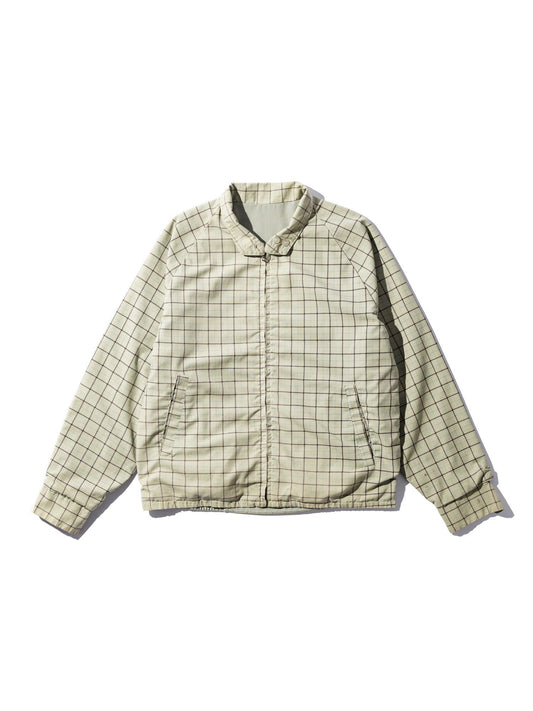 NorMo Vintage / 50's 60's "TRENDS CALIFRNIA" 復古雙面穿 格紋拼純色夾克 GRN