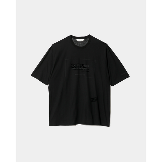 beautiful people (ビューティフルピープル)80/1 ELS jersey house code graphic T black (1616310026) ( 1616310026)