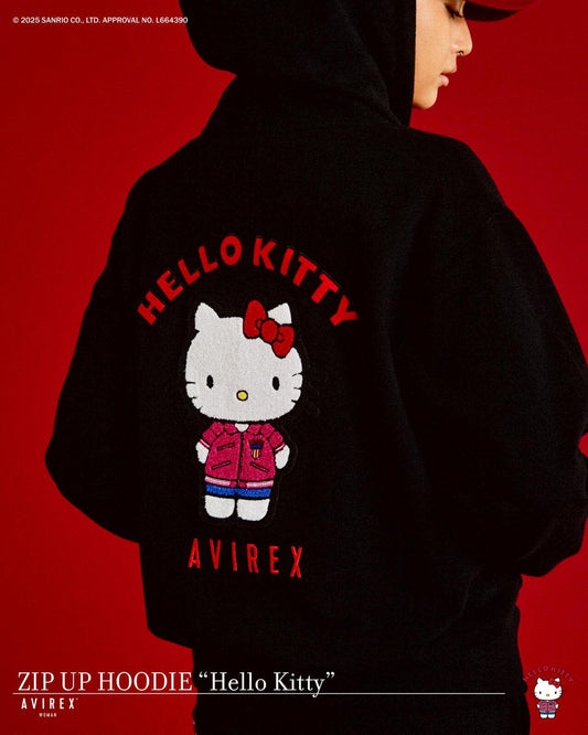 AVIREX×HELLO KITTY(凱蒂貓) 連帽衛衣