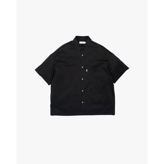 Graphpaper | グラフペーパー Solotex Twill S/S Oversized Box Shirt BLACK (GM261-50159B) (GM261-50159B)