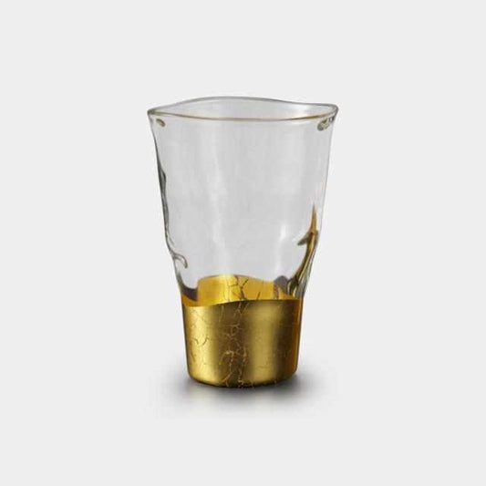 開片紋設計 金沢箔 箔一 玻璃杯