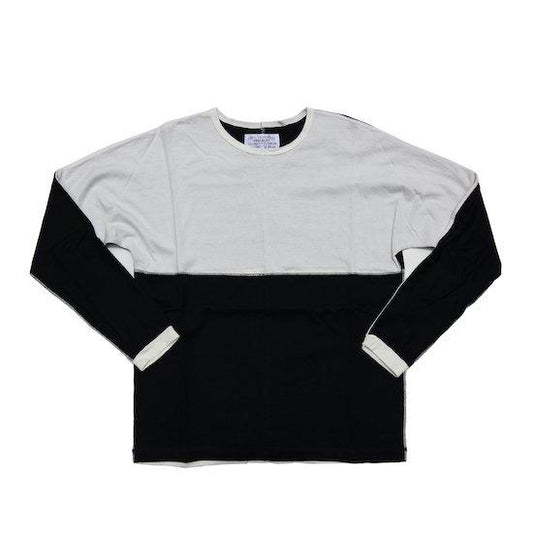 bicolor L/S tee shirt (PL23-CS003)