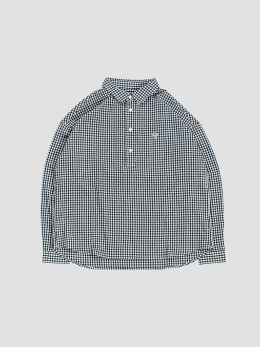 Snap oxford shirts CHECK 襯衫