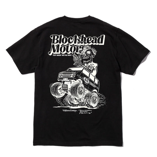 7STARS DESIGN x BLOCKHEAD MOTORS 3週年 黑色T恤