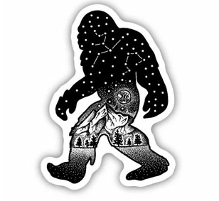 STICKERS NORTHWEST / SASQUATCH.CONSTELLATION 創意貼紙