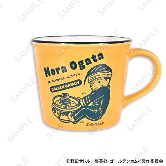 黃金神威(黃金神威) 比茲尼斯系列 尾形百之助 琺琅風馬克杯 D款