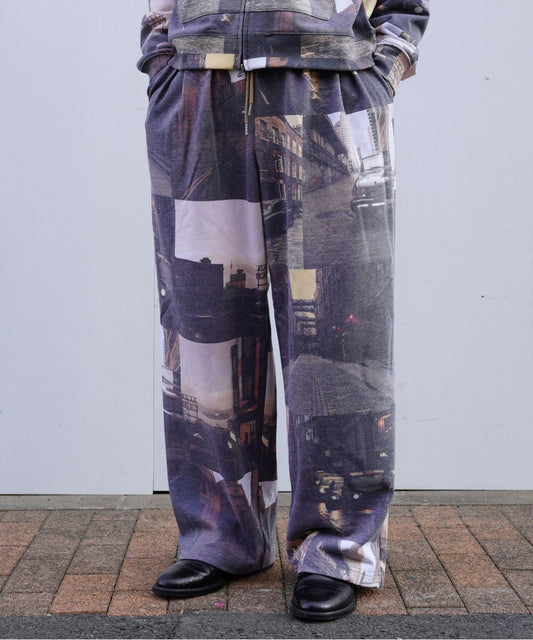 B omnivore/ビーオムニボー GRAPHIC PANTS 休閒褲