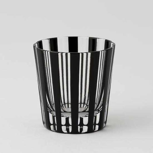 江戶切子 KUROCO 條紋 迷你老式杯