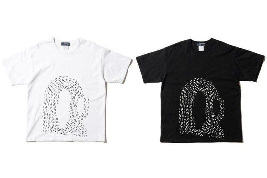 SANDWATERR "VERTICAL SASHIKO" TEE × Knuu® (SandWaterr)