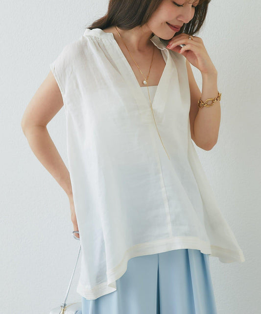 【WEB限定・全骨格おすすめ】ラスターラミーブラウス