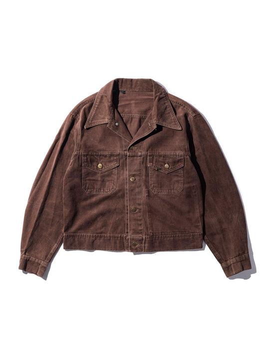 NorMo Vintage 70's "LEE" 桃皮絨短款夾克 棕色