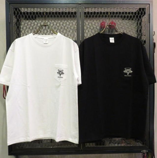 JEWEL RECORDS × WACKOMARIA WASHED HEAVY WEIGHT CREW NECK POCKET T-SHIRT (26SS-WMT-WT15)