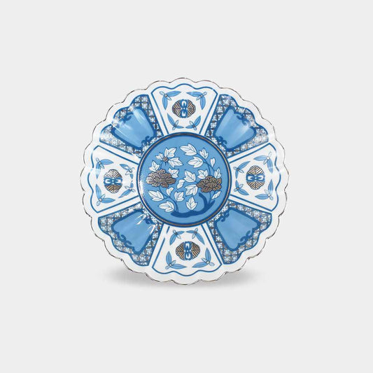 古伊萬里燒 林九郎窯 皋月 15cm 盤 ai