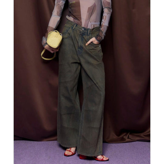 MAISON SPECIAL | メゾンスペシャル Double Pocket Mud Denim BROWN (21261465805) (21261465805)