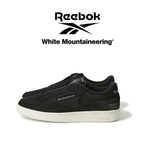 White Mountaineering / WM×REEBOK CLUB C 85 VINTAGE SLIP-ON 復古一腳蹬休閒鞋