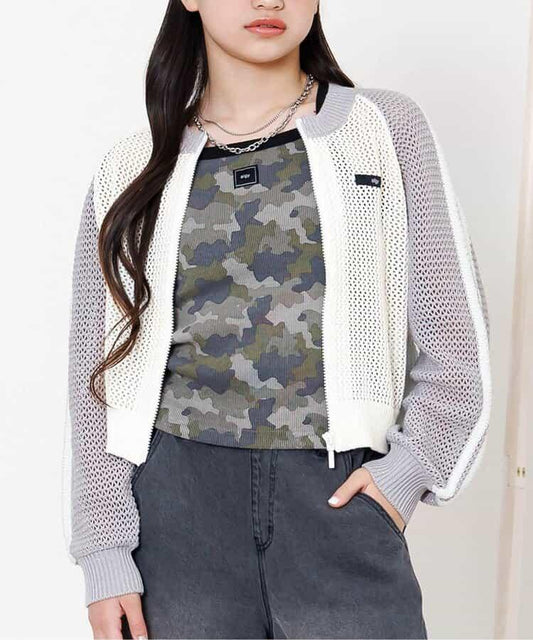 網眼針織開衫
