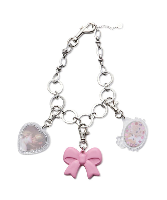 蝴蝶結框架設計 項鍊 RIBBON FRAME NECKLACE