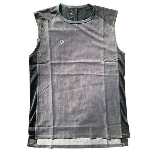 RYOGEN リョウゲン DENIM FRENCH SLEEVE TEE RGT-01-5 メンズ・レディース ノースリーブシャツ (rgt-01-5)