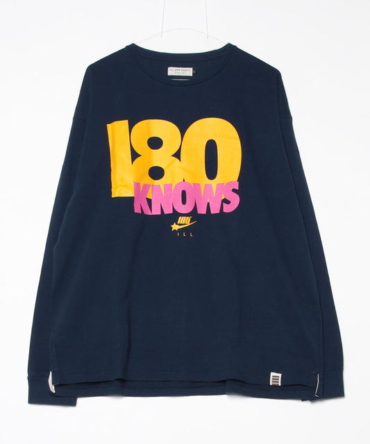 ILL ONE EIGHTY 180 know 長袖T恤