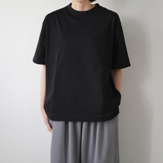 MANUAL ALPHABET | FANCTIONAL PRD WIDE TEE (white / light yellow /navy / charcoal /black) (basic-c-004)