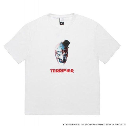 TERRIFIER × WACKOMARIA WASHED HEAVY WEIGHT CREW NECK T-SHIRT (TYPE-2) (TERRIFIER-WMT-WT02)