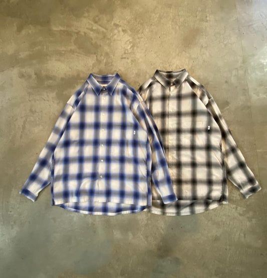 WAX Ombre check shirts WX-0334 (WX-0334)