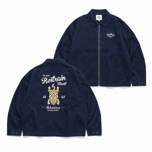 燈芯絨 NAVY TIGER 夾克 (CT7701NV)